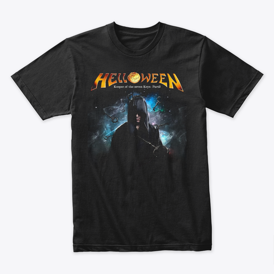 Camiseta Algodon Helloween Seven Keys Poster