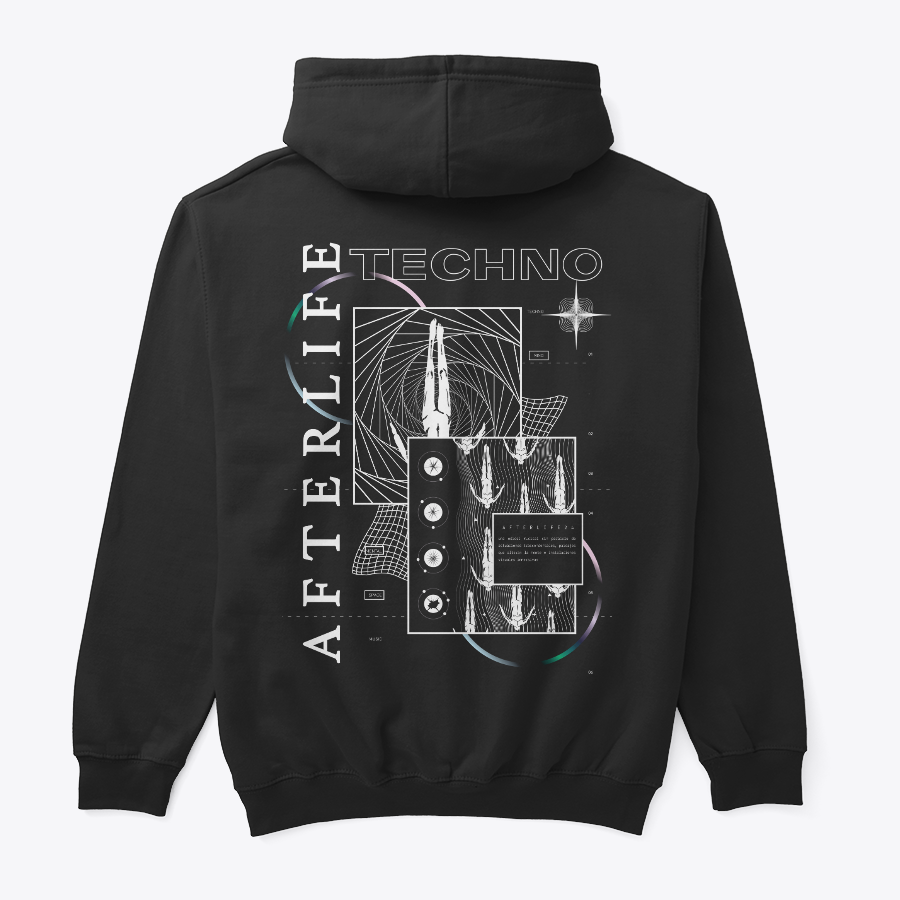Buzo Capota Afterlife Techno 2024 Hoodie