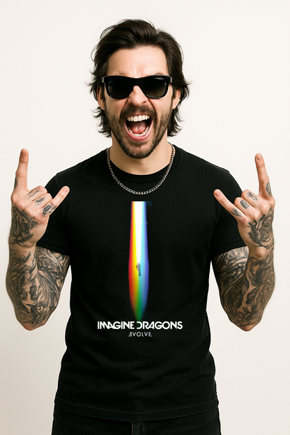 Camiseta Algodon Imagine Dragons Album Belive