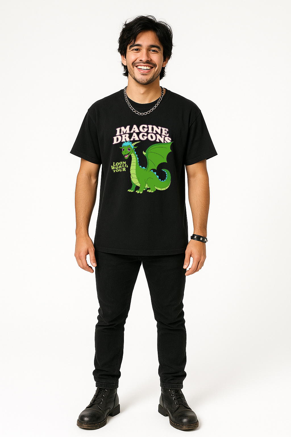 Camiseta Algodon Imagine Dragons Poster