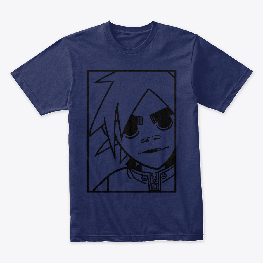 Camiseta Algodón Rock Style Gorillaz