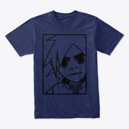 Camiseta Algodón Rock Style Gorillaz