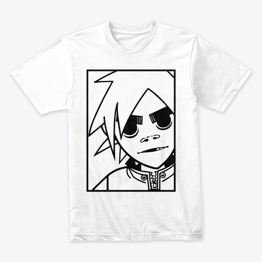 Camiseta Algodón Rock Style Gorillaz