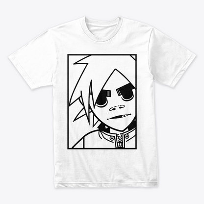 Camiseta Algodón Rock Style Gorillaz