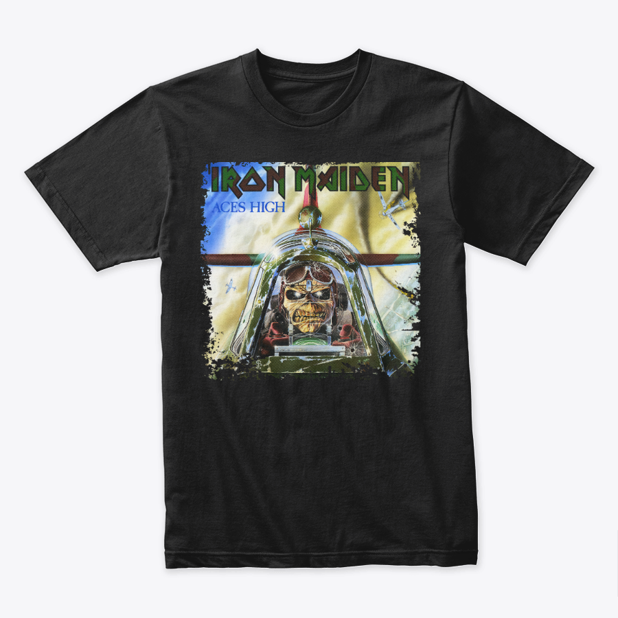 Camiseta Algodon Iron Maiden Aces High