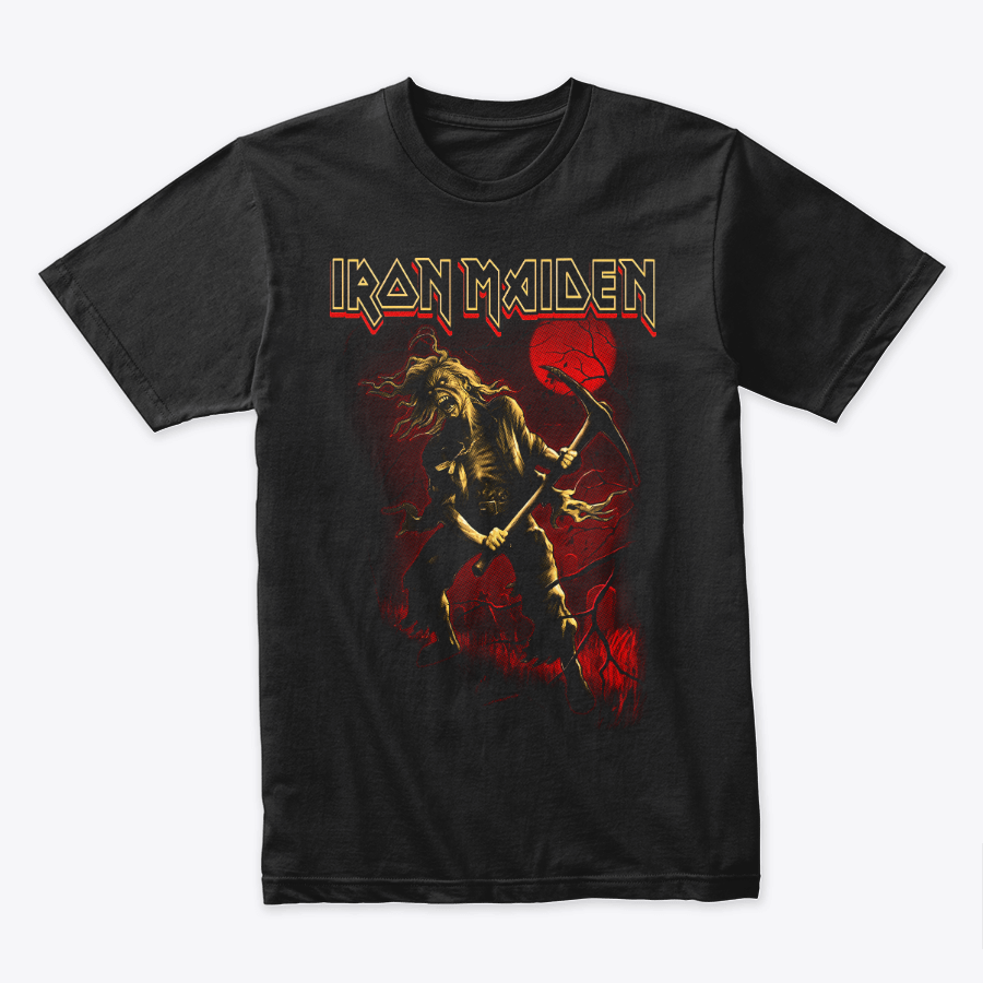 Camiseta Algodon Iron Maiden Benjamin Breeg Red