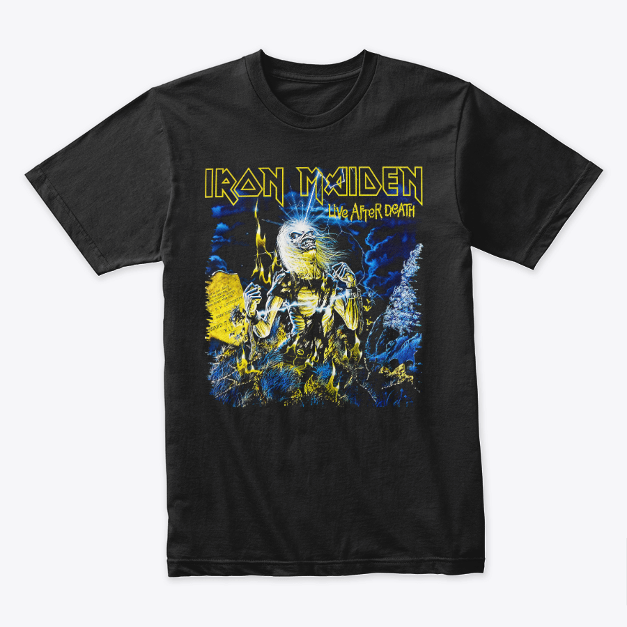 Camiseta Algodon Iron Maiden Live After Death