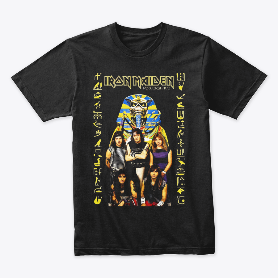 Camiseta Algodon Iron Maiden Powerslave Band