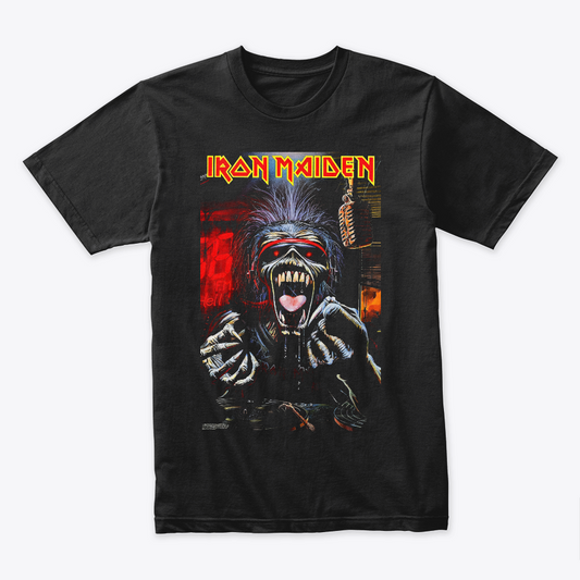 Camiseta Iron Maiden Real Dead One Art