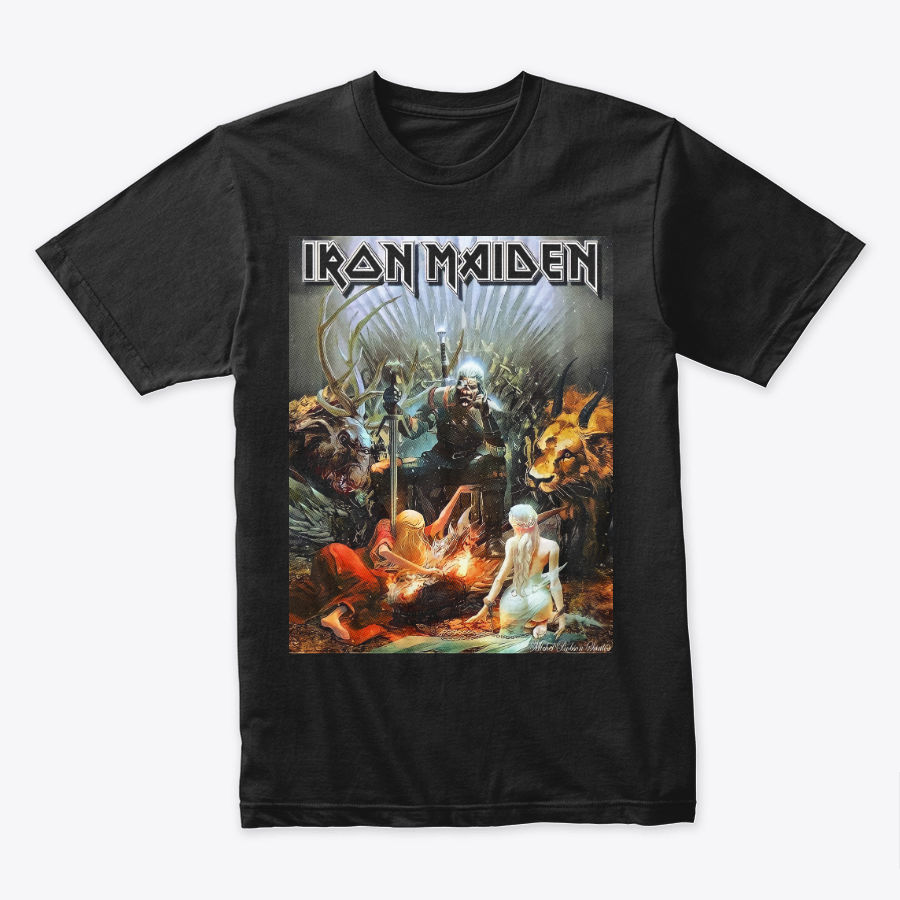 Camiseta Algodon Iron Maiden Rock Style