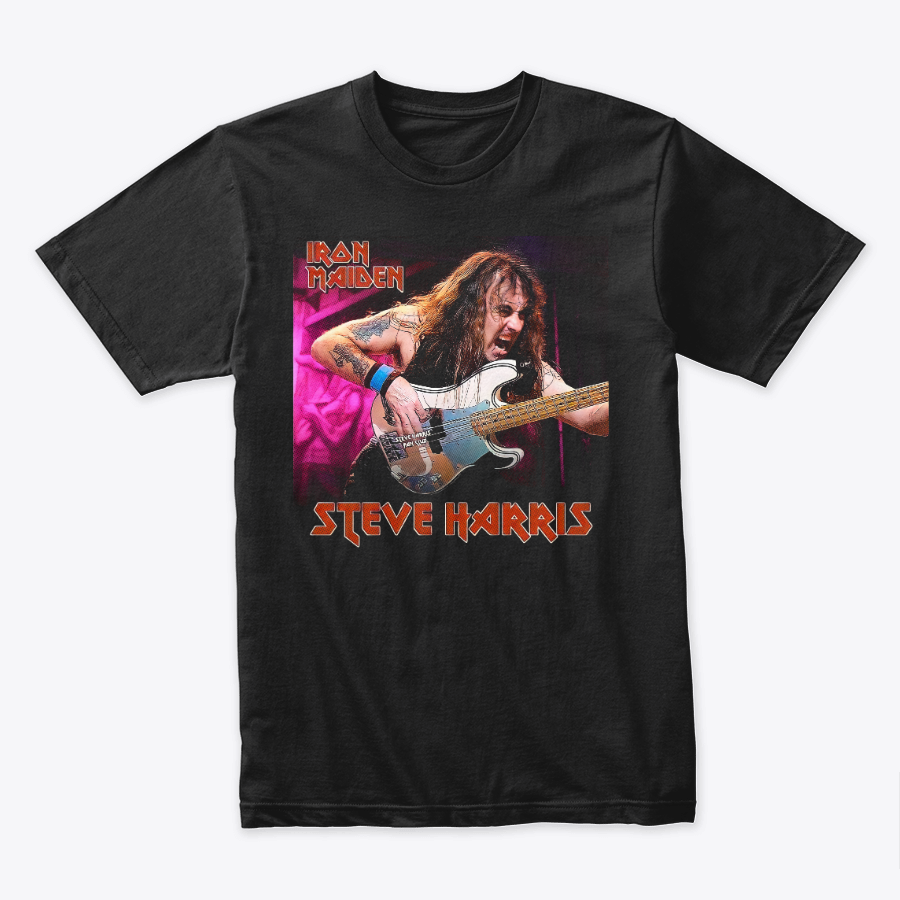 Camiseta Algodon Iron Maiden Steven Harris
