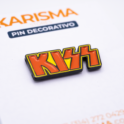 Pin Metálico Rock Kiss