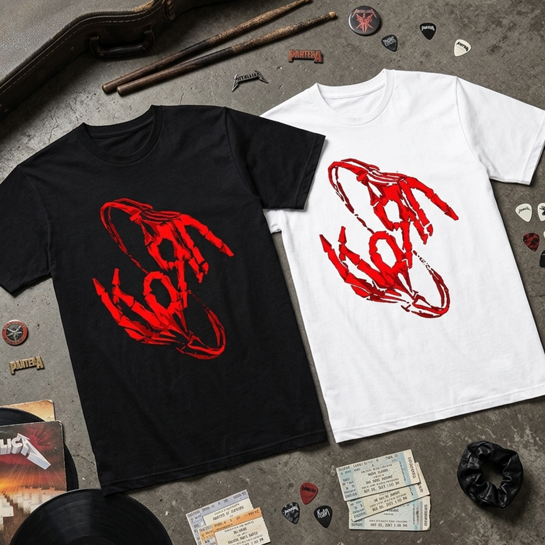 Camiseta Algodón Korn Hands
