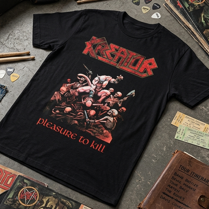 Camiseta Algodon Kreator Pleasure To Kill