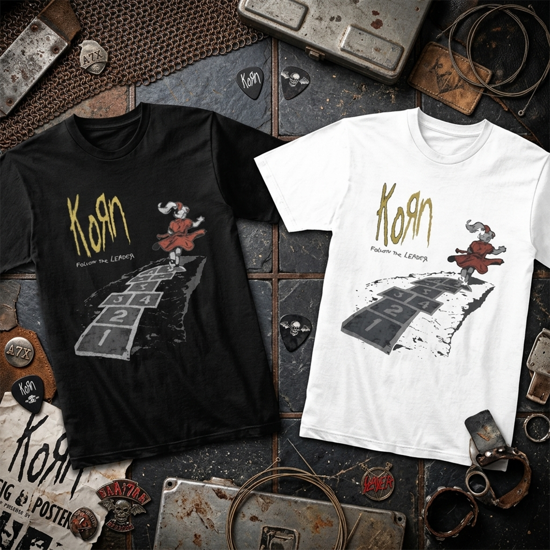 Camiseta Algodón Korn Follow The Leader