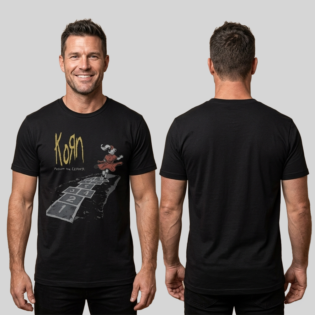 Camiseta Algodón Korn Follow The Leader