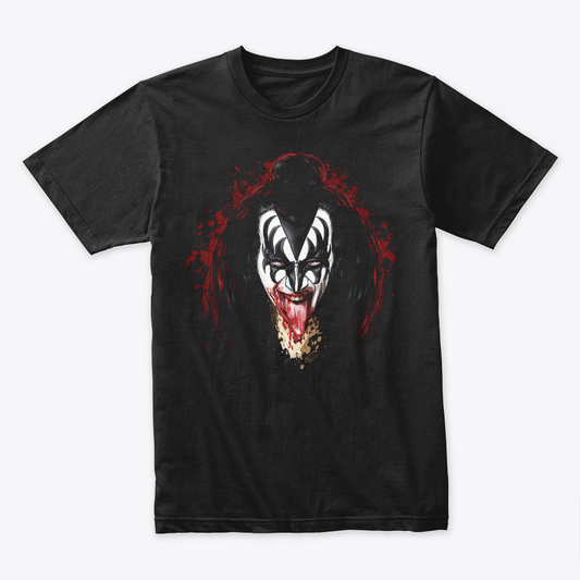 Camiseta Algodon Kiss Gene Simmons Face