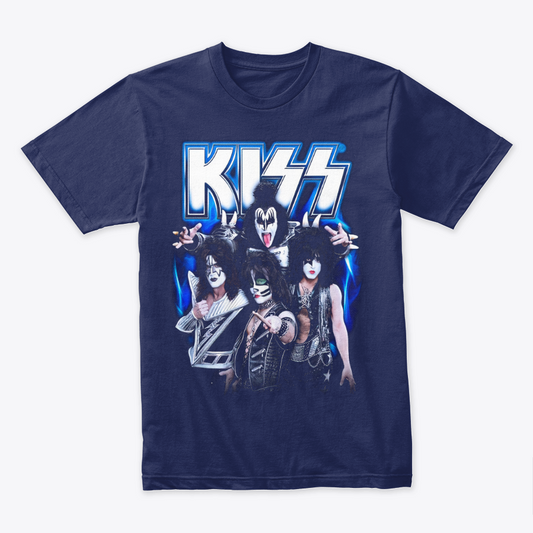 Camiseta Algodon Kiss Poster