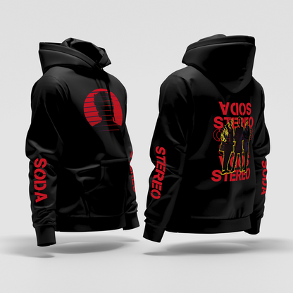 Buzo Capota Soda Stereo Rojo