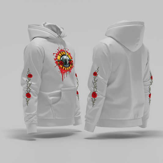 Buzo Capota Guns N Roses Logo Blood Doble Estampado