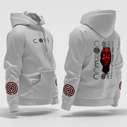 Buzo Capota Doble Estampado Face Red Art1