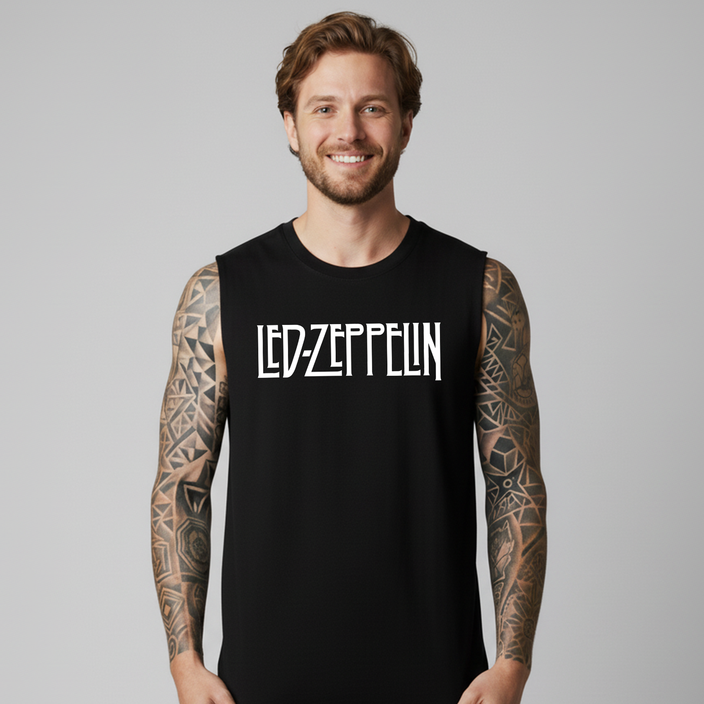 Esqueleto Manga Sisa Led Zeppelin Logo