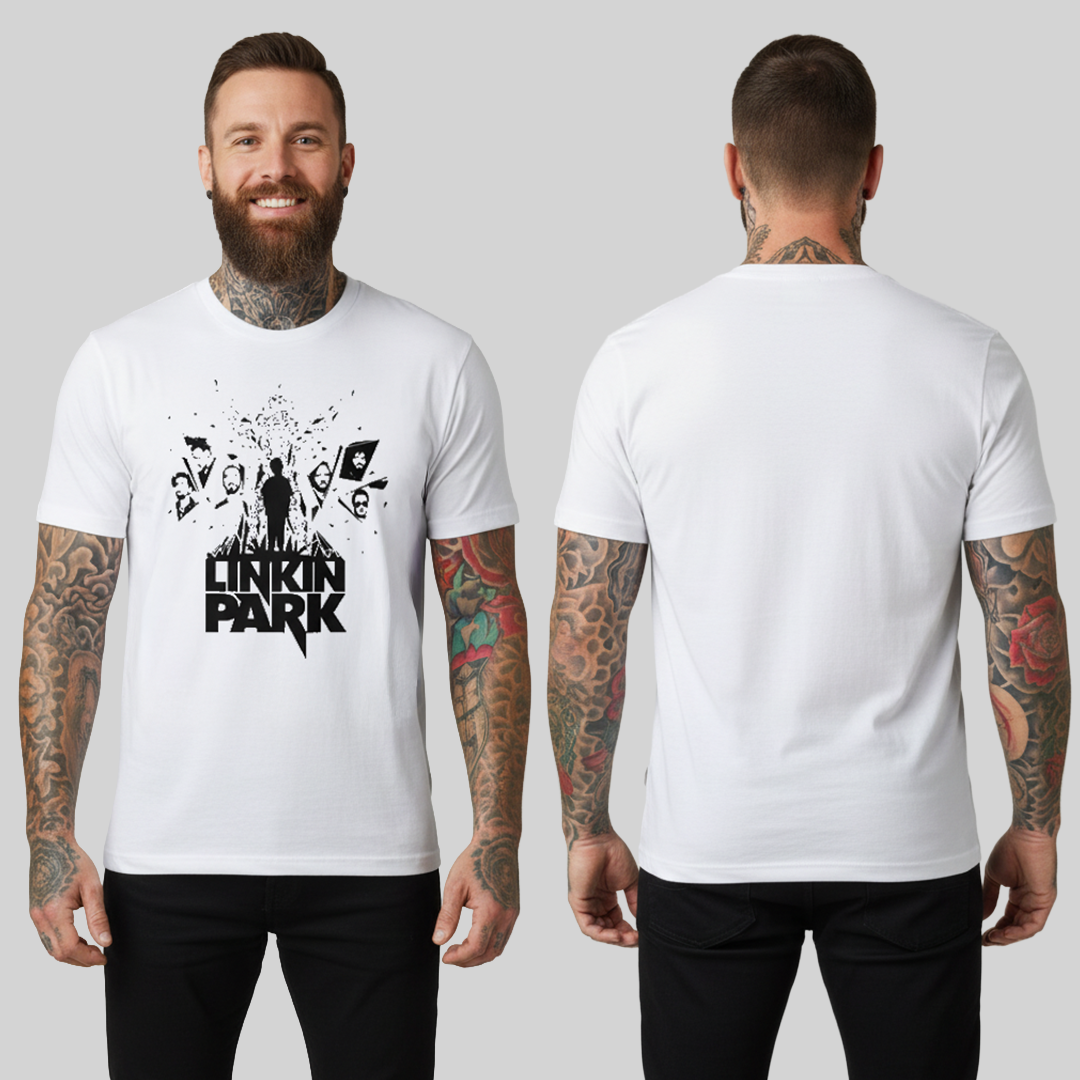 Camiseta Algodon Linkin Park Poster