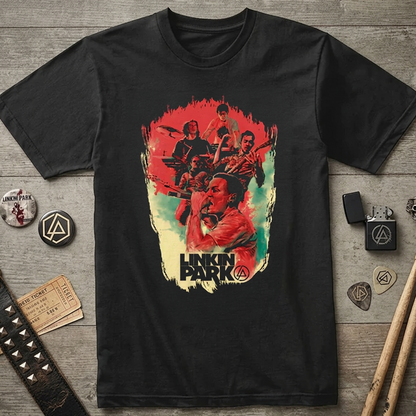 Camiseta Algodon Linkin Park Band Chester Bennington
