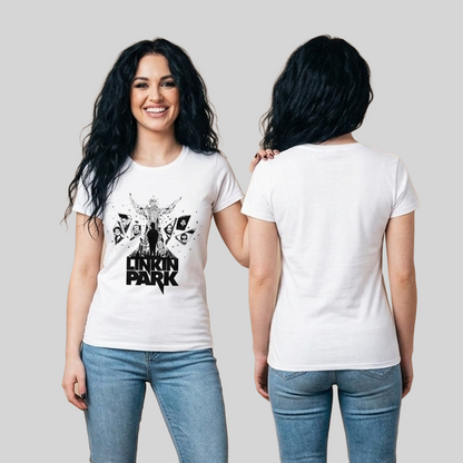Camiseta Algodon Linkin Park Mujer