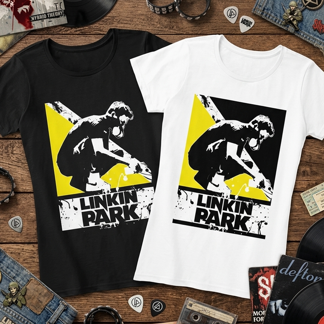 Camiseta Algodon Linkin Park Style Mujer