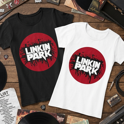 Camiseta Algodon Linkin Park Red Mujer