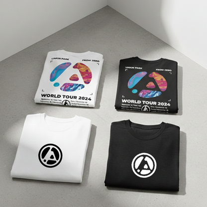 Camiseta Algodon Linkin Park From Zero Tour Blue