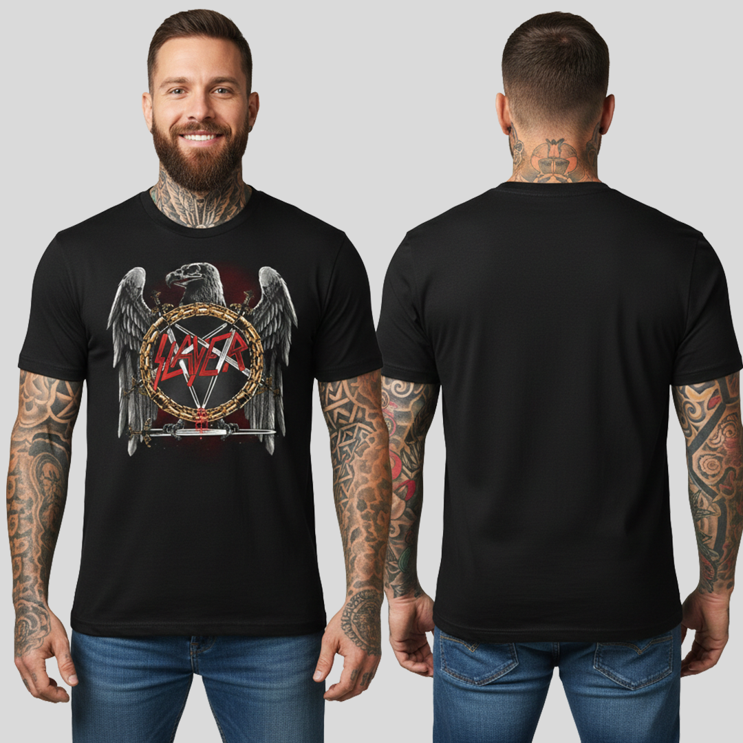 Camiseta Algodon Slayer Silver Eagle