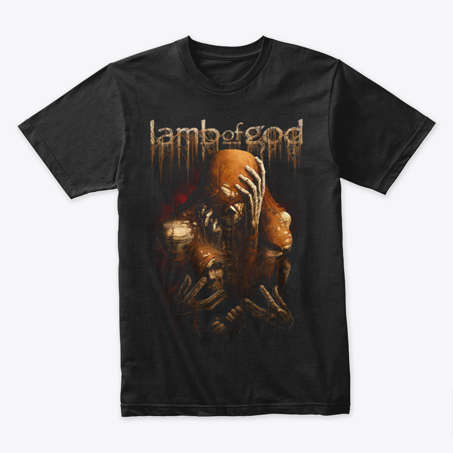 Camiseta Algodon Lamb Of God concierto Tour Band Heavy Metal