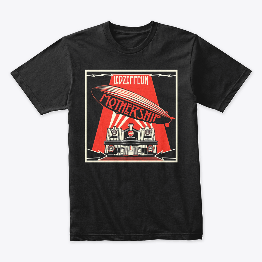 Camiseta Algodon Led Zeppelin Mothership