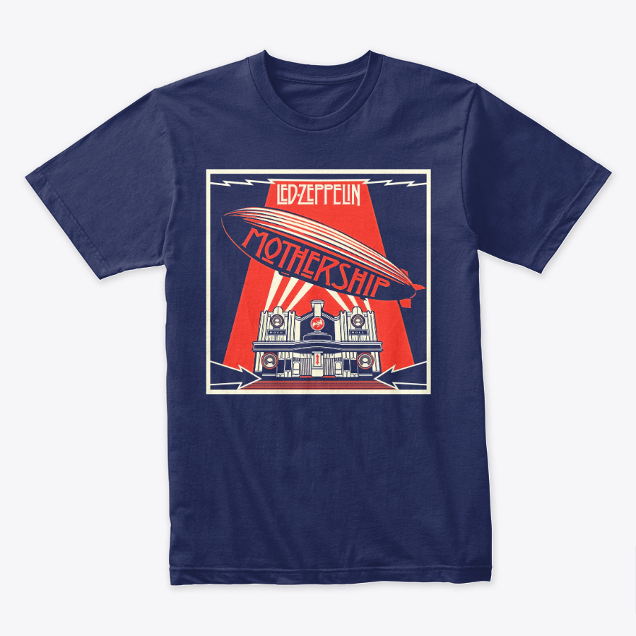Camiseta Algodon Led Zeppelin Mothership