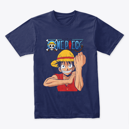 Camiseta Algodon Luffy One Piece Art