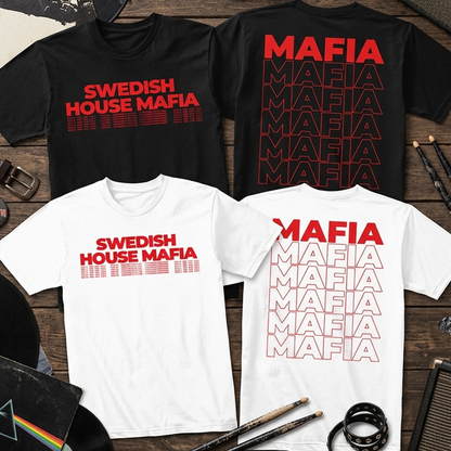 Camiseta Algodon Swedish House Mafia Code Back Doble Estampado