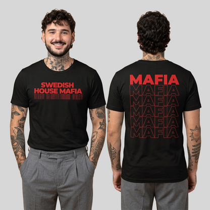 Camiseta Algodon Swedish House Mafia Code Back Doble Estampado