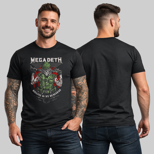 Camiseta Algodon MegaDeth Killing Is My Business