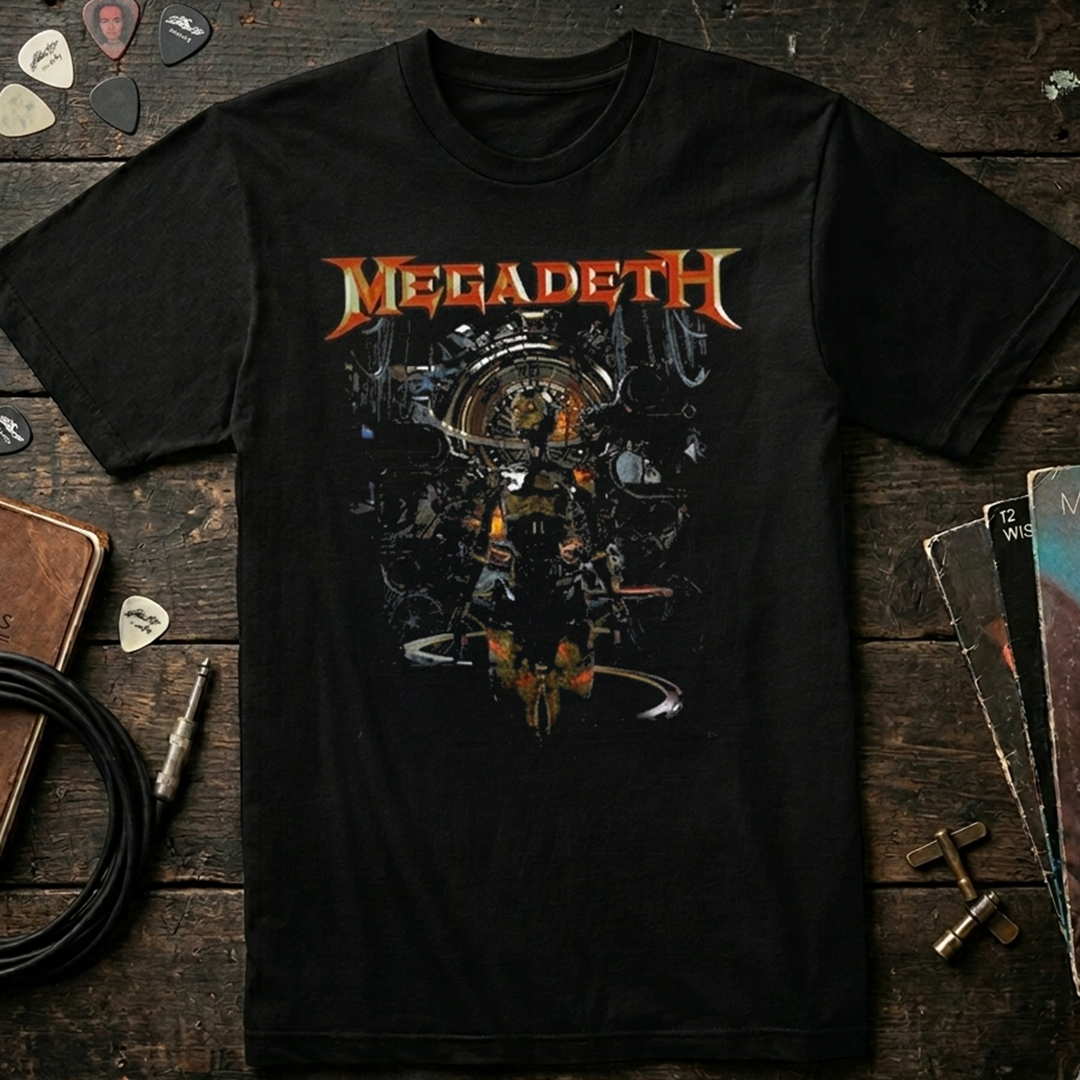 Camiseta Algodon MegaDeth Robot