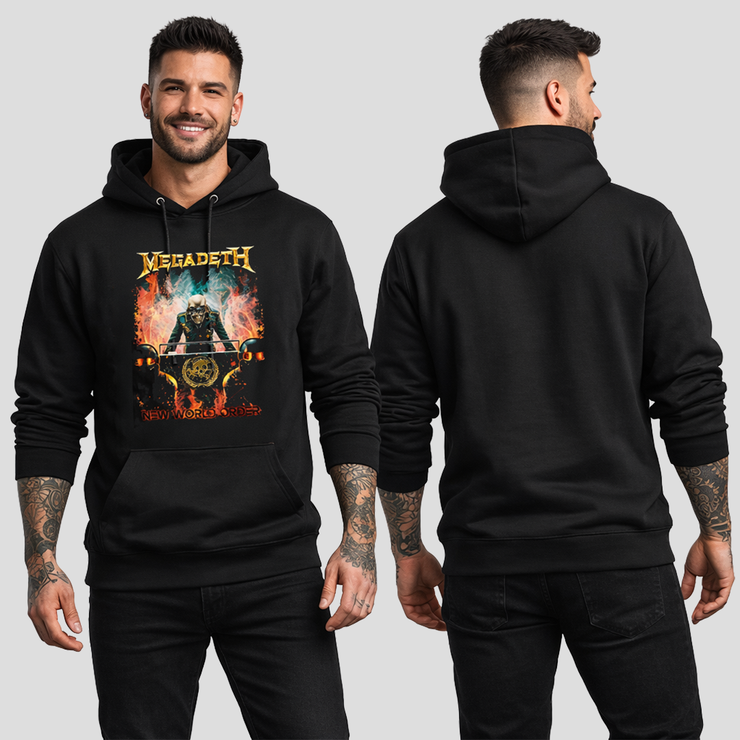 Buzo Capota MegaDeth New World Order