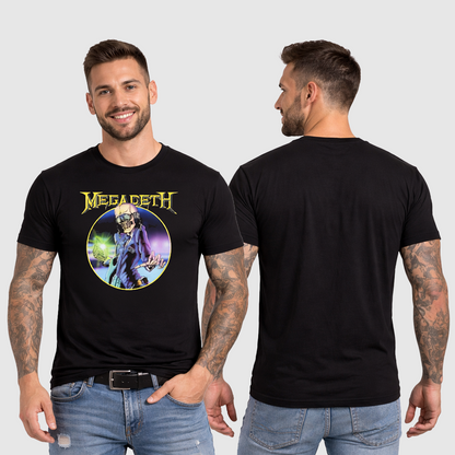 Camiseta Algodon Megadeth Target Rust In Peace Anniversary