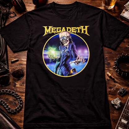 Camiseta Algodon Megadeth Target Rust In Peace Anniversary