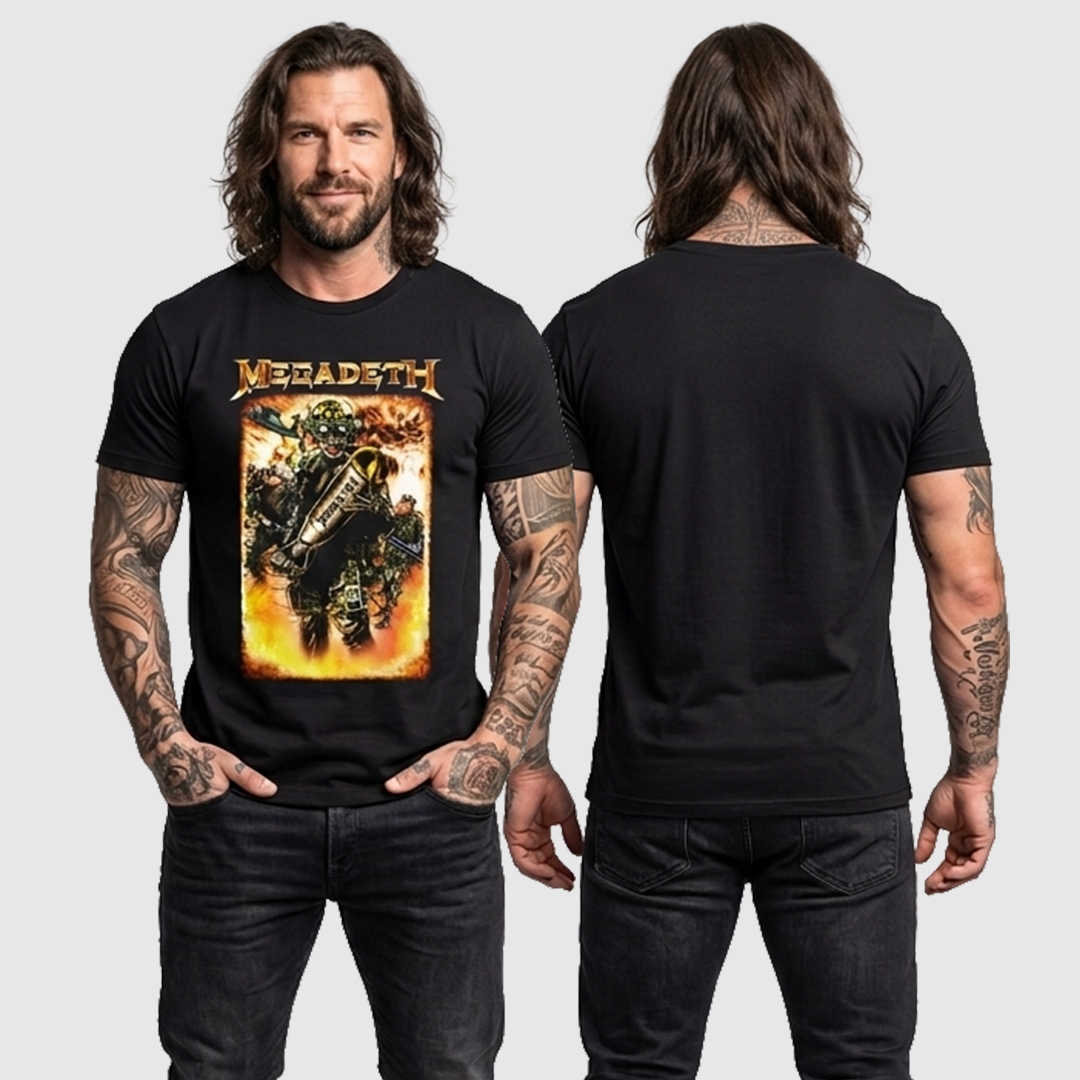Camiseta Algodon MegaDeth Toxic Poster