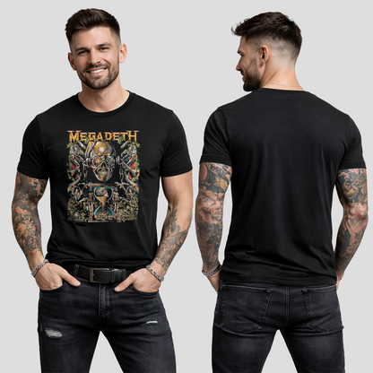 Camiseta Algodon MegaDeth Poster Style