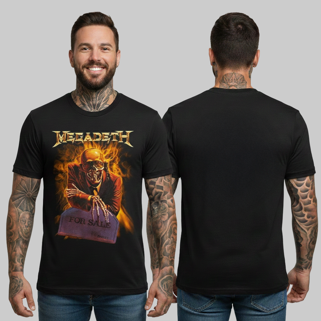 Camiseta Algodon MegaDeth For Sale