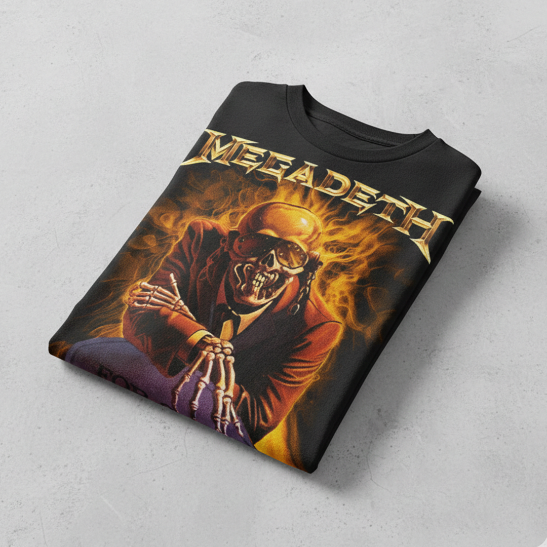 Camiseta Algodon MegaDeth For Sale