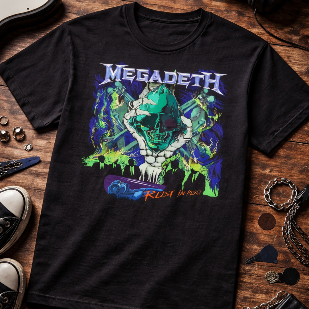 Camiseta Algodon MegaDeth Rust In Peace