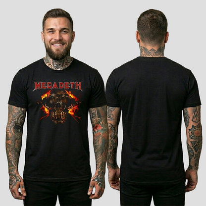 Camiseta Algodon Megadeth Vic Rattlehead
